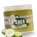 Whipped African Ivory Shea Butter, Cucumber Melon - 12oz