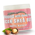Whipped African Ivory Shea Butter, Honey Peach - 12oz